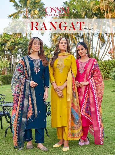 RANGAT BY OSSM DESIGNER SILK SALWAR SUIT WHOLESALER IN INDIA